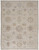 10' X 14' Tan And Brown Floral Hand Knotted Stain Resistant Area Rug