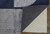 Homeroots Home Decor Blue and Silver Wool Geometric Tufted Handmade Area Rug 5' x 8'