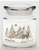 Courtside Market Merry Christmas Deer Candle Glass Jar with Glass Lid