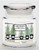 Courtside Market Merry Christmas Candle Glass Jar with Glass Lid