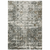 8' X 11' Ivory Grey Charcoal Rust Gold And Brown Oriental Power Loom Stain Resistant Area Rug