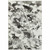 Homeroots Home Decor 9' x 12' Abstract Area Rug, Charcoal and White, Power Loom Stain Resistant