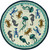 90" X 90" Ivory or Teal Polypropylene Rug