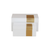 Set Of Two White And Gold Wood Jewelry Boxes