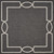 7' Square UV treated Polypropylene Onyx Area Rug