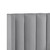 Light Gray Velvet Upholstered Full Bed Frame