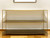 60" Brass Iron Console Table With Shelves