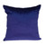 18" x 7" x 18" Transitional Royal Blue Solid Pillow Cover With Poly Insert