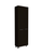79" Modern Black Pantry Cabinet with Two Doors and Five Shelves