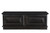 52" Dark Brown Solid Wood Storage Ottoman