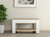 40" Oak and White Storage Bench with Flip Top