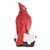 Cardinal Figurine On Log Snow Resin 4.5H