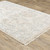 8' X 10' Beige And Grey Oriental Hand Loomed Stain Resistant Area Rug With Fringe - 606114606673