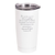 Tumbler Do Not Be Anxious White 20 Oz