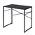 39" Brown and Black Wood and Metal H-Shape Computer Desk