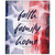 Tabletop Plaque Faith Family Home 8x10