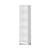 71" White Wood Five Tier Bookcase