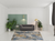 8' X 10' Gray Blue And Gold Wool Abstract Hand Tufted Area Rug