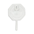 4" Pearl And White Cast Iron Sand Dollar Wall Hook