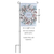 Flag Peace Christmas Wreath 13x18