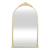 34" Gold Metal Arch Accent Mirror