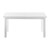 79" White Solid Wood Butterfly Leaf Extending Dining Table