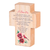 Tabletop Plaque Cross Cardinal I Live