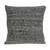 20" x 7" x 20" Elegant Transitional Gray Cotton Pillow Cover With Poly Insert