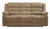 40" Contemporary Beige Fabric Sofa