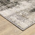 Homeroots Home Decor 6' x 9' Abstract Power Loom Stain Resistant Area Rug, Grey Beige Charcoal Brown Tan and Ivory