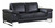 32" Lovely Black Leather Loveseat