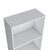 71" White Wood Four Tier Bookcase