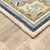 Homeroots Home Decor 10'x13' Blue and Ivory Bohemian Rug, Blue and Ivory