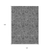 10' X 14' Gray Charcoal And Silver Floral Washable Indoor Outdoor Area Rug