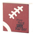 Tabletop Plaque Football Play Hard 3x3