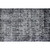 8' x 11' Silver And Charcoal Striped Hand Loomed Area Rug