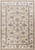 3'x5' Beige Ivory Bordered Floral Indoor Area Rug