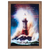 Framed Wall Art Stormy Lighthouse