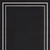 7' X 10' Black And Ivory Indoor Outdoor Area Rug