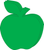 Green Apple Single Color Super Cut-Outs