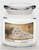 Courtside Market White Barn Holiday Candle Glass Jar with Glass Lid
