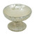 10" Gray Ceramic Round Pedestal Centerpiece Bowl
