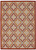 4’ x 6’ Red Trellis Indoor Outdoor Area Rug