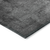 5' X 8' Gray Silver And Charcoal Abstract Washable Indoor Outdoor Area Rug
