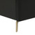 Black Velvet Upholstered King Bed Frame