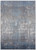 13' X 20' Blue And Gray Abstract Distressed Area Rug