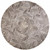 10' Taupe Gray And Tan Round Wool Geometric Tufted Handmade Area Rug