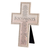 Tabletop Beaded Cross Footprints Poem