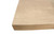 96" Natural and Brown Solid Wood Pedestal Base Dining Table