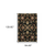 8' X 11' Black Red Green Ivory Salmon And Yellow Floral Power Loom Stain Resistant Area Rug